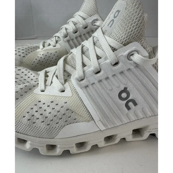 On Cloud Cloudswift Sneakers Glacier White Lace Up Running Shoes Women's 7.5 - Picture 12 of 13